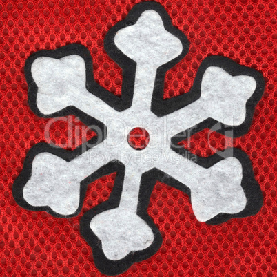 Closeup snowflake