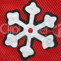 Closeup snowflake