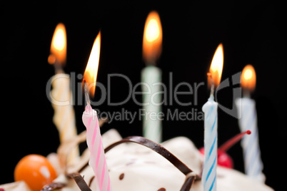 Birthday cake candle