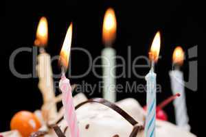 Birthday cake candle