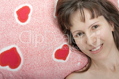 Women on pillow