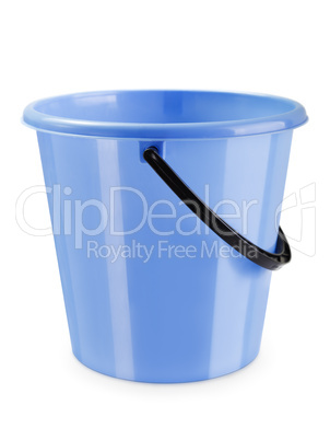 Empty bucket isolated
