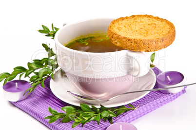 cattle broth