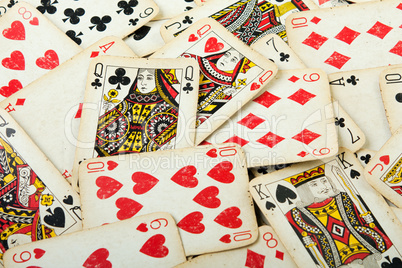 Poker gambling cards