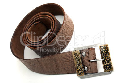 Leather belt