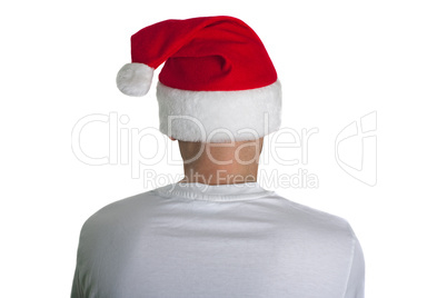 Santa rear view