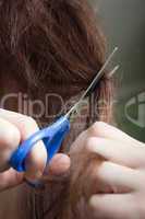 Cutting hair