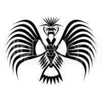 Eagle symbols and tattoo, vector illustration.