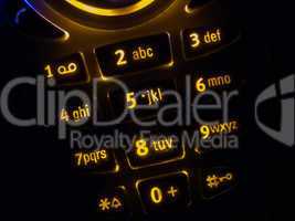 Mobile phone keypad