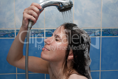 Women in shower