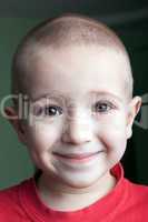 Little child smiling