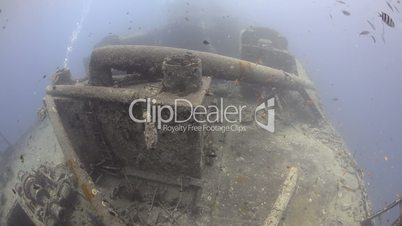 Overview of a Wartime Shipwreck