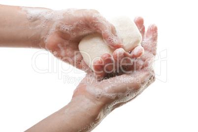 Soap in hand