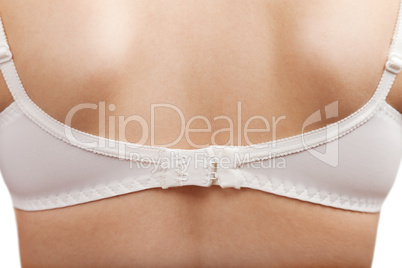 Bra lingerie on women back