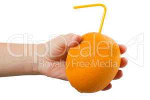 Orange fruit drink