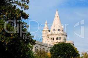 Fisherman Bastion on the Buda Castle hill in Budapest, Hungary