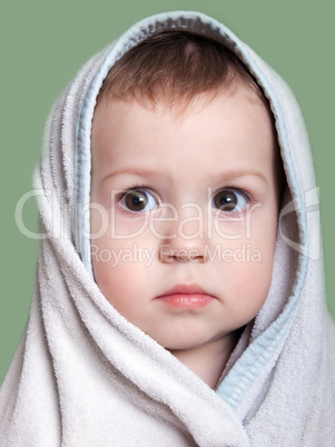 Child in towel