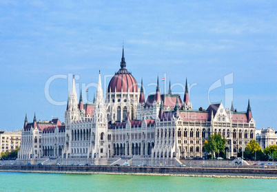 Budapest, the building of the Parliament, Hungary.