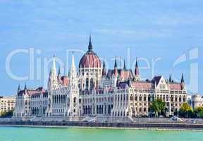 Budapest, the building of the Parliament, Hungary.