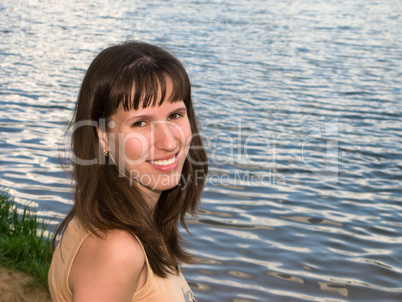 Woman on beach