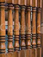 Wood railing