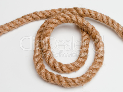 Rope isolated on white