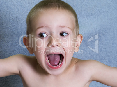 Child shouting