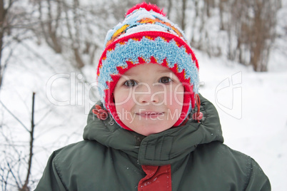 Little child smiling