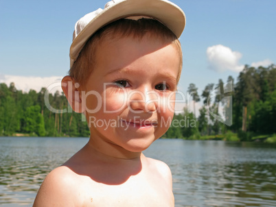 Child on beach