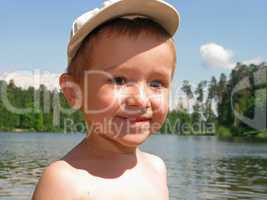 Child on beach