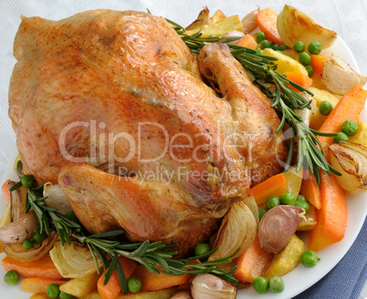 Roasted Chicken with Vegetables
