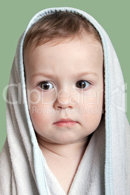 Child in towel