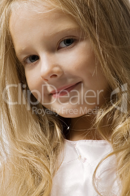 Beautiful little girl portrait