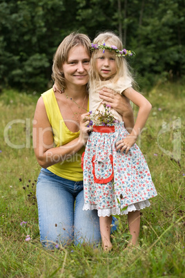 mother and daughter