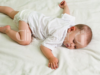 Little child sleeping