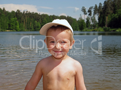 Child on beach