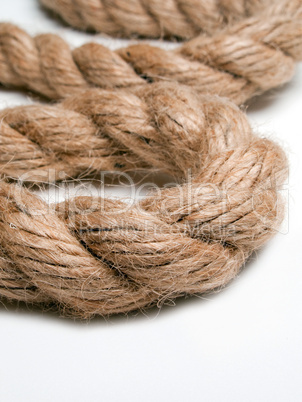 Rope isolated on white