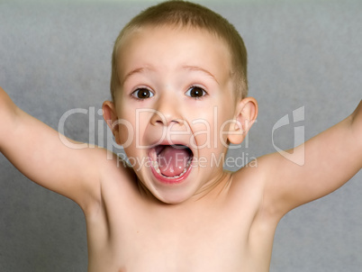 Child shouting