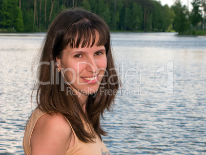 Woman on beach