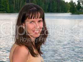 Woman on beach