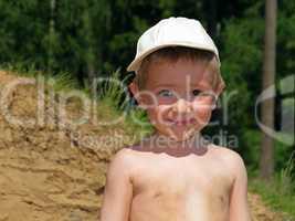 Child on beach