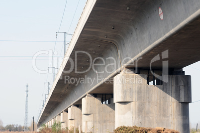 Rail road overpass
