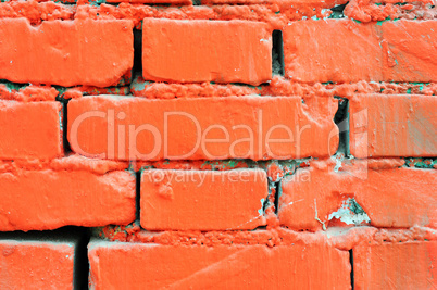 Red brick wall background