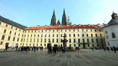 Historical Prague square
