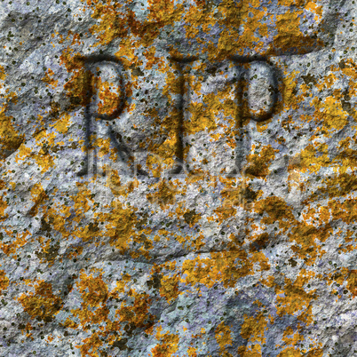 stone texture with RIP