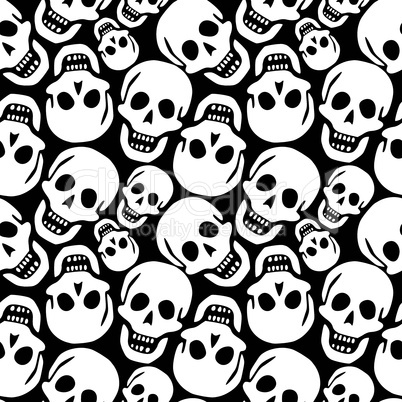 skulls pattern