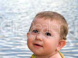 Child on beach