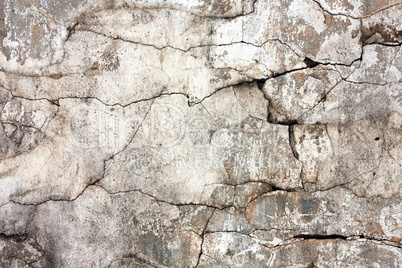 Cracked wall