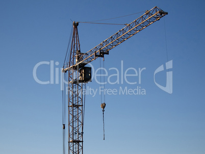 Tower crane building metal construction