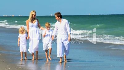 Healthy Family Beach Vacation Fun